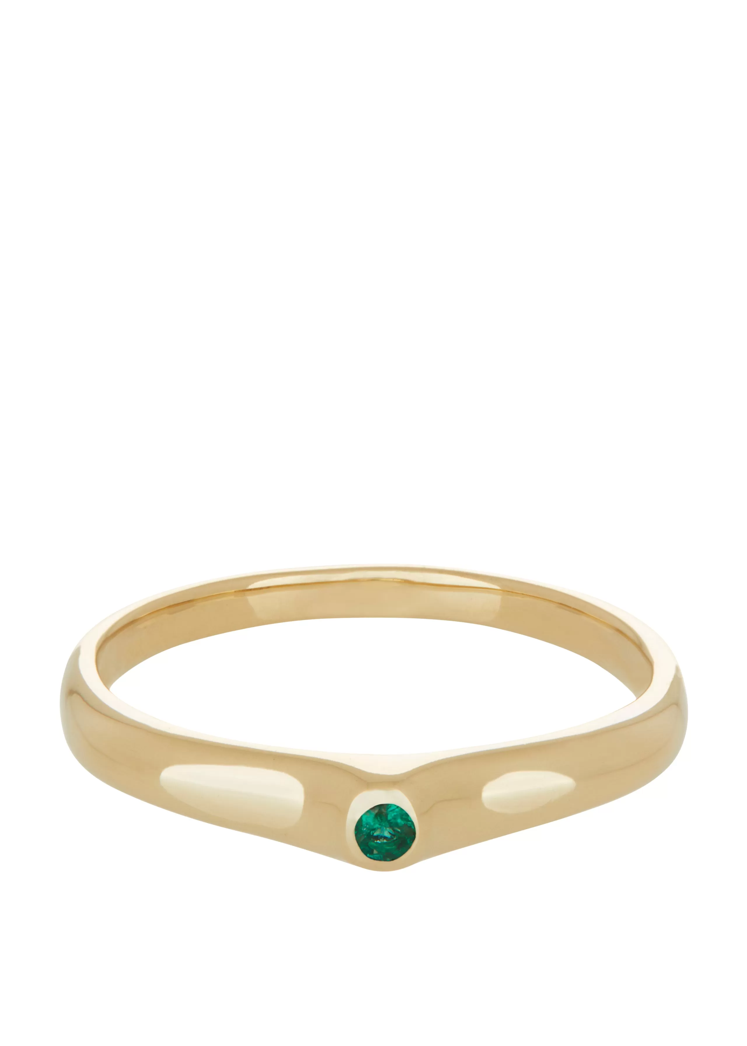 Dulce Ring - Faceted Emerald