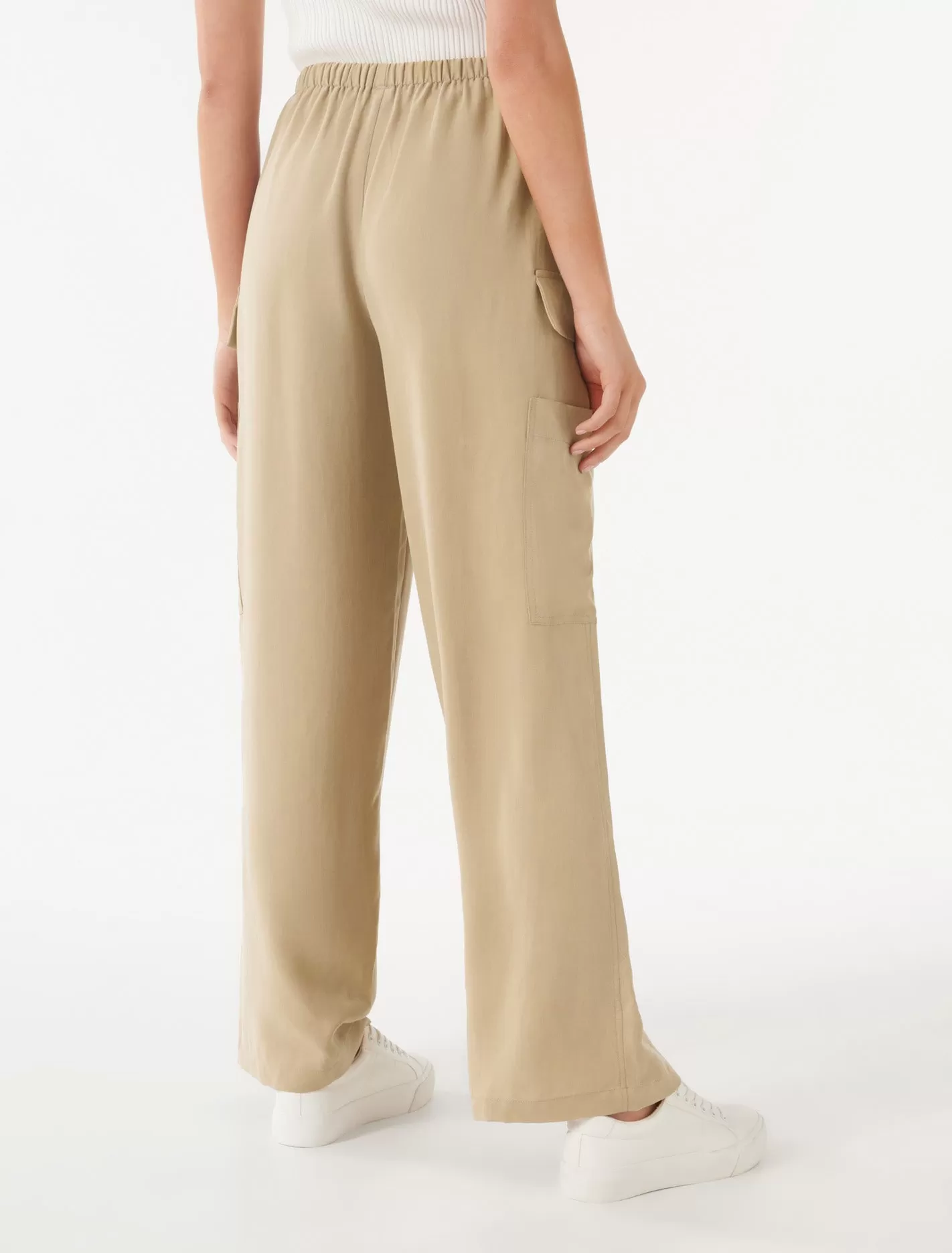 Elsie Elastic Waist Cargo Pants