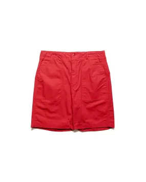 Engineered Garments Fatigue Short Red Cotton Ripstop