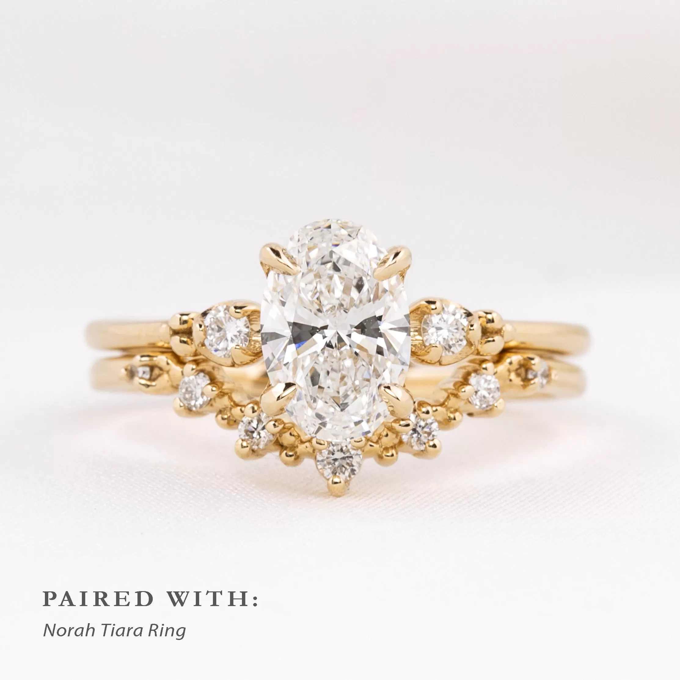 Estel Ring Oval Diamond (Choose your own diamond)