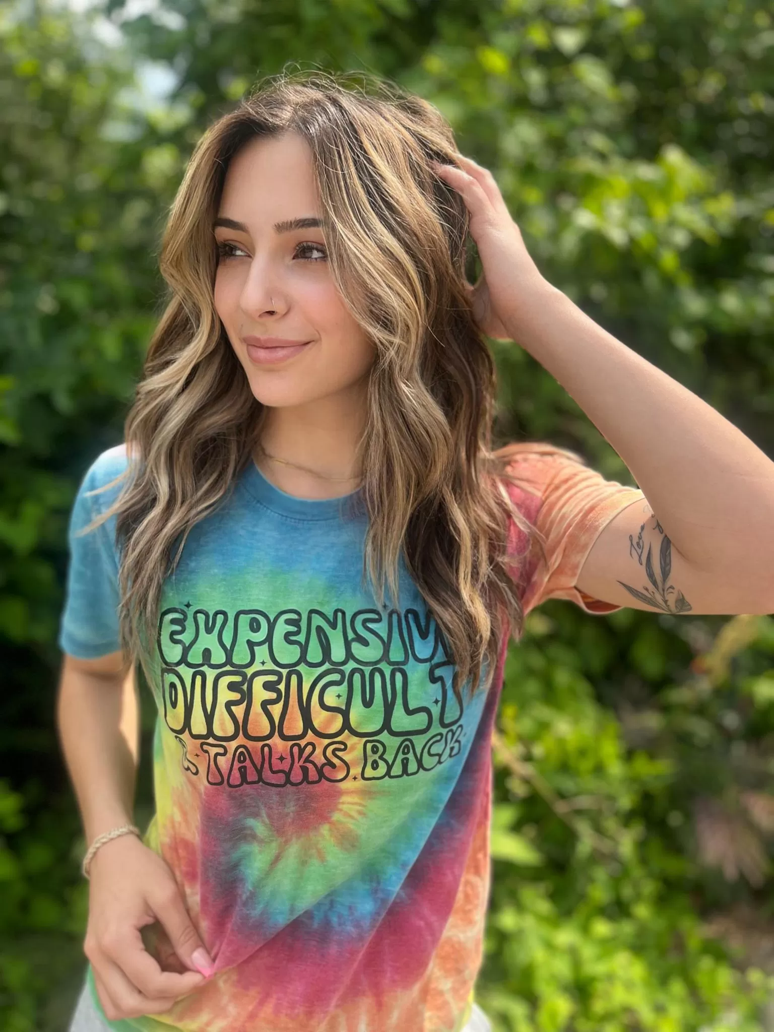 Expensive Difficult And Talks Back Tie Dye Tee