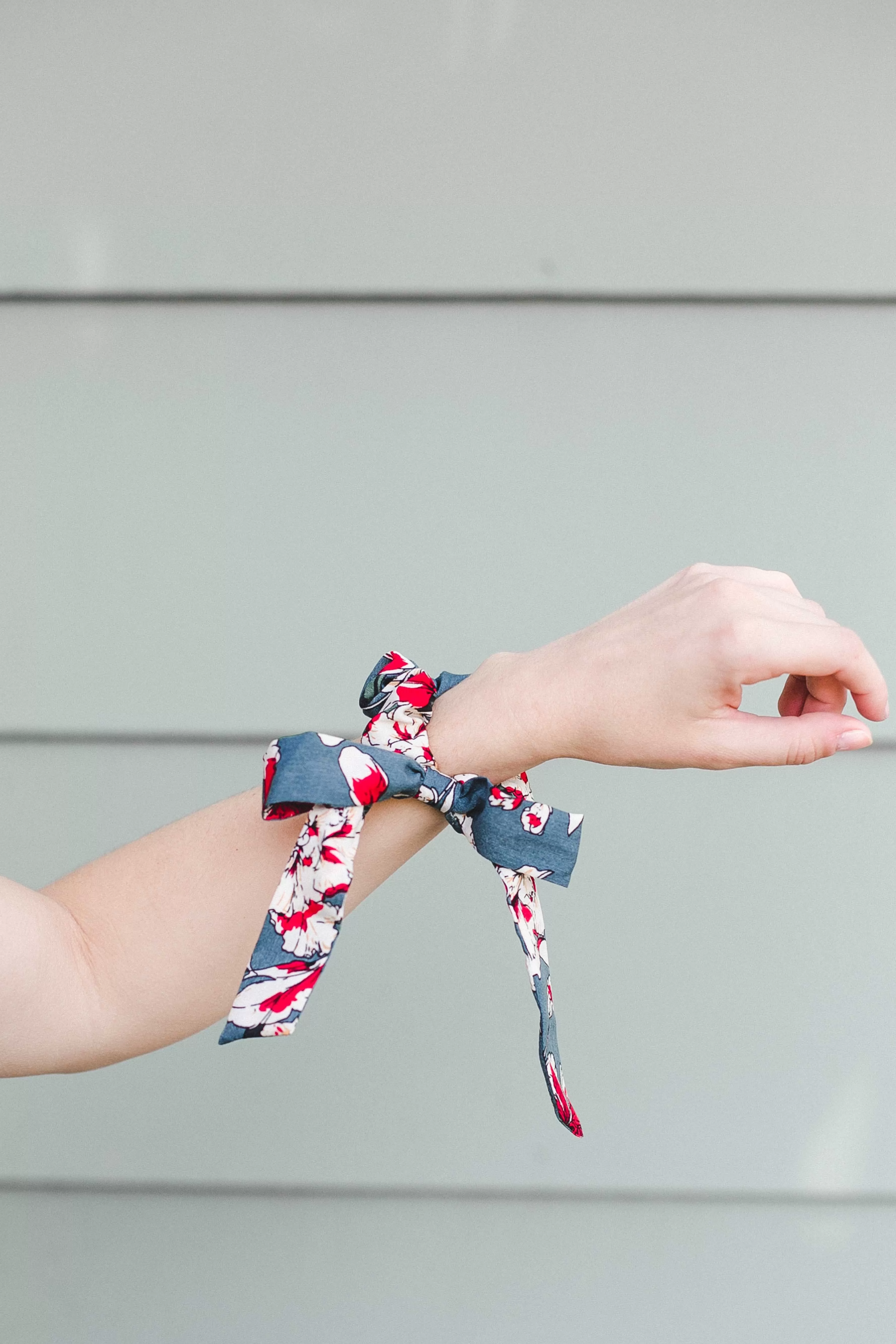 Fashion Floral Scrunchie