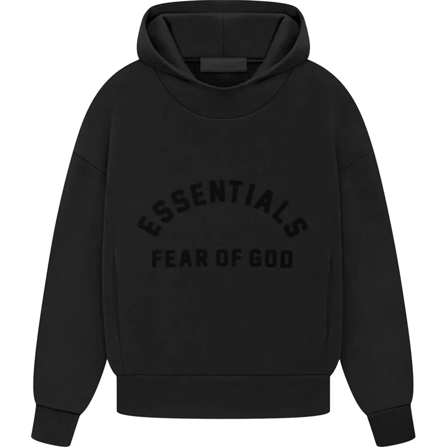 Fear of God Essentials Kids Hoodie 'Jet Black'