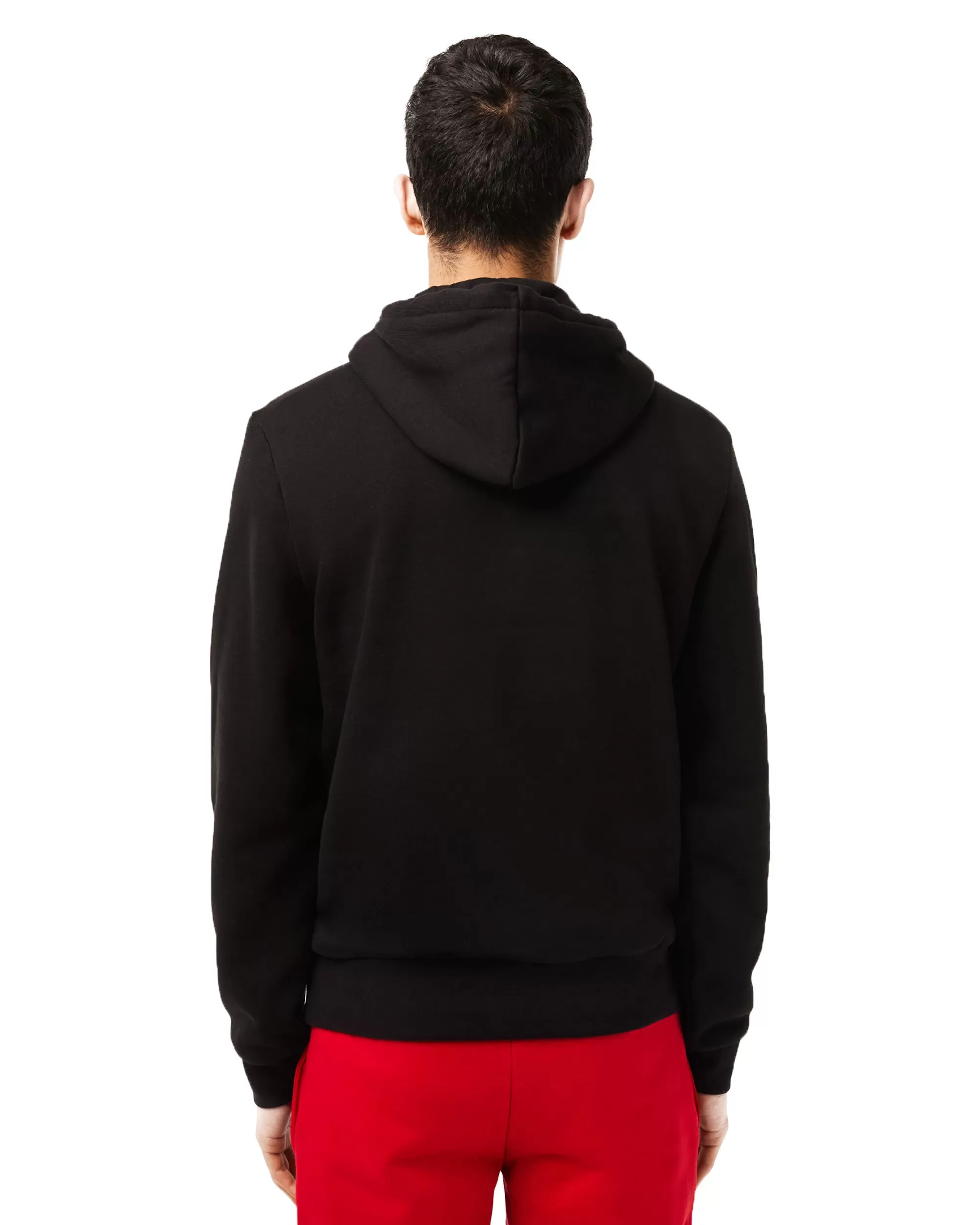 Felpa Uomo Lacoste Basic Logo Nero