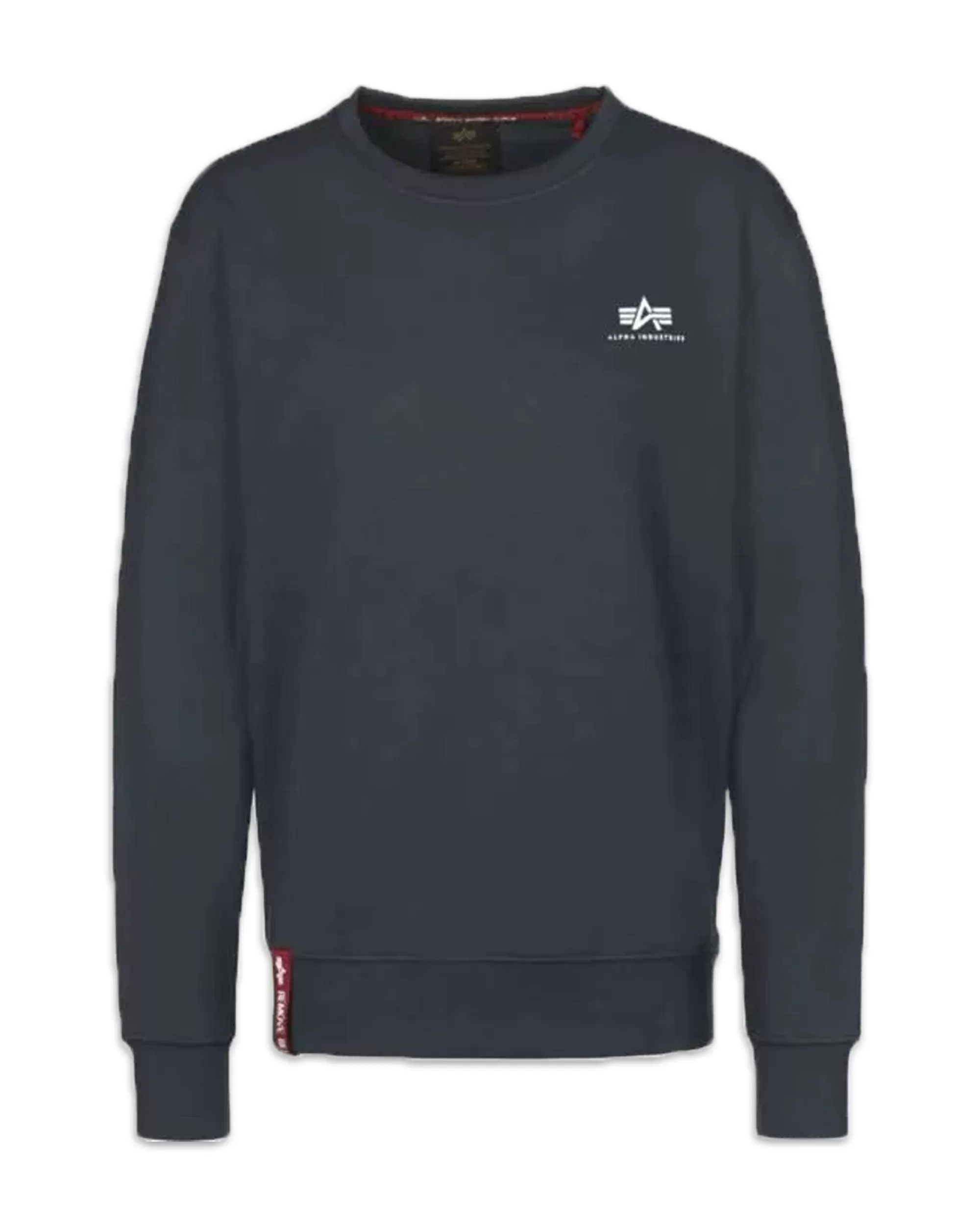 Felpe Alpha Industries Basic Sweater Small Logo Blu