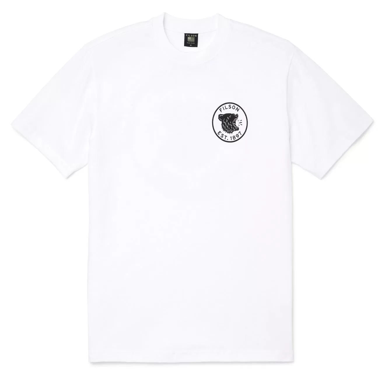 Filson SS Pioneer Graphic T-Shirt White Growl