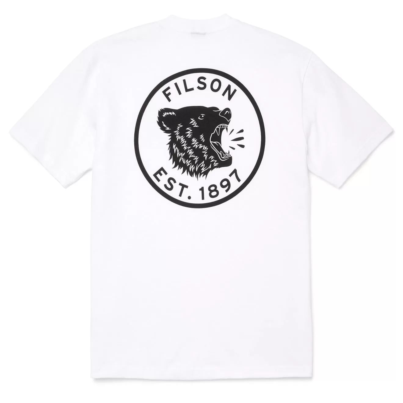 Filson SS Pioneer Graphic T-Shirt White Growl