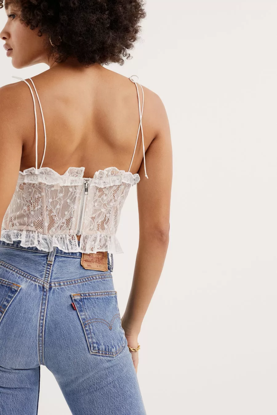 For Love and Lemons Jules Crop Top