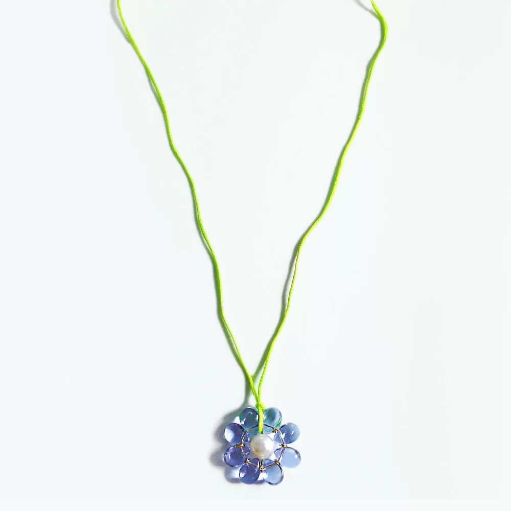 Forget Me Not Flower Necklace