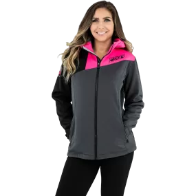 FXR Maverick Softshell Char Heather/Electric Pink