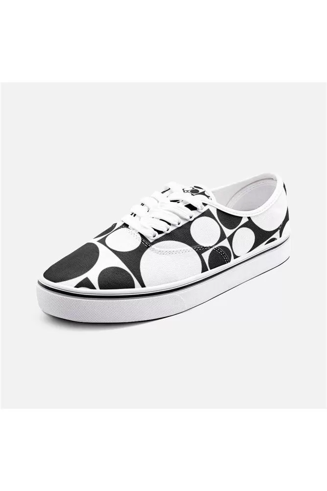 Geo Revolution Unisex Canvas Sneakers