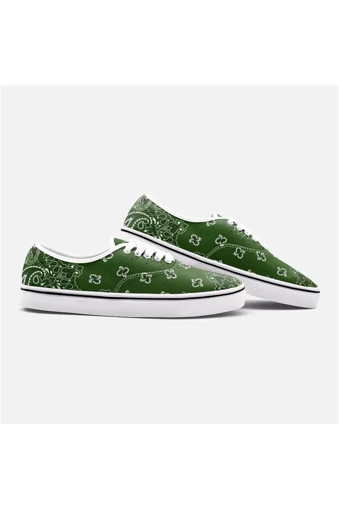 Go Green Bandana Unisex Canvas Sneakers