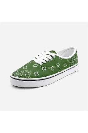 Go Green Bandana Unisex Canvas Sneakers