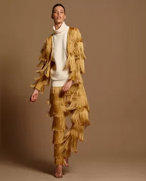 Gold Fringes Coat