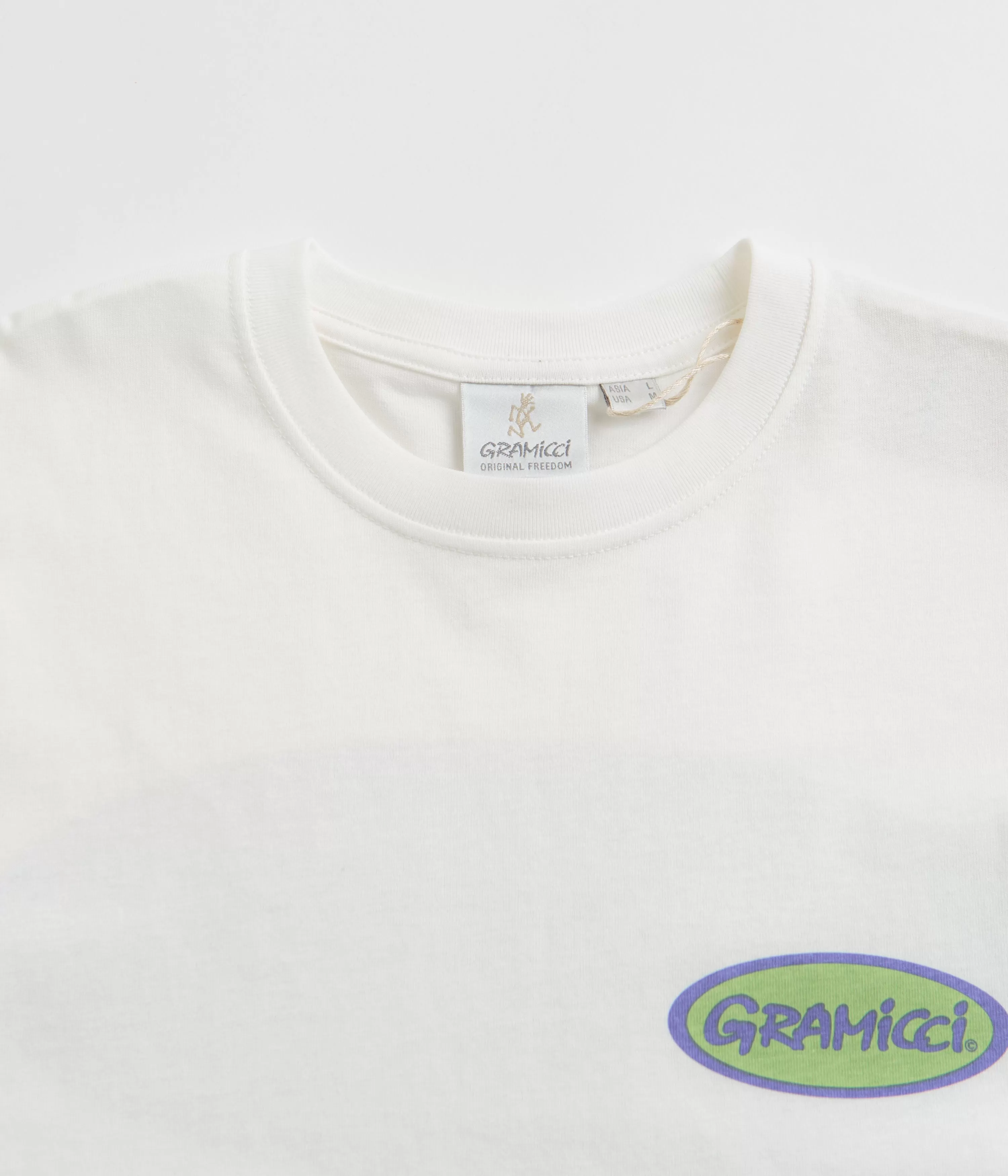 Gramicci Oval T-Shirt - White / Green