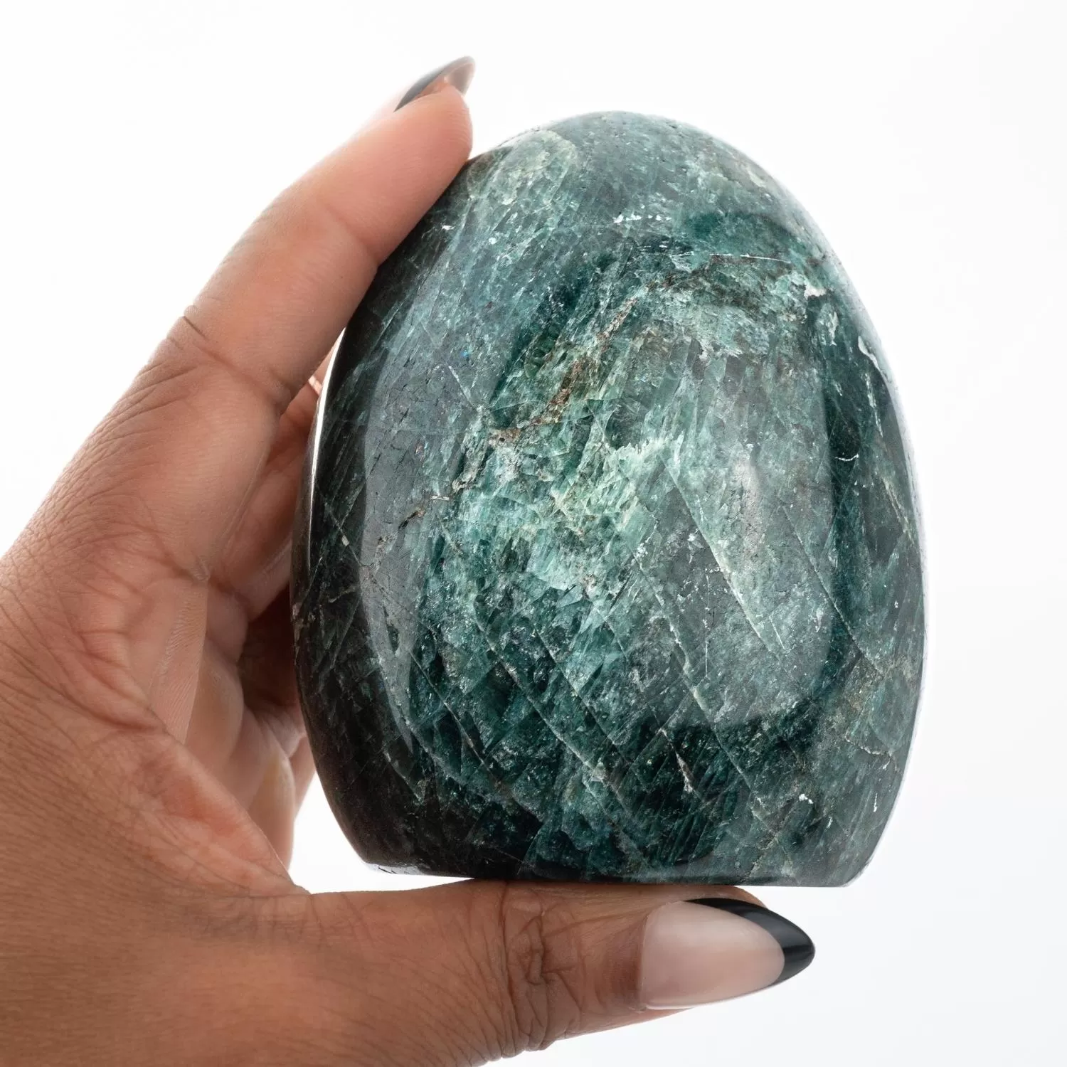 Green Apatite Freeform Crystal