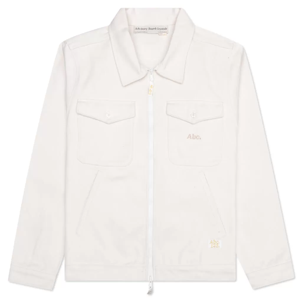 Harrington Jacket - Selenite White