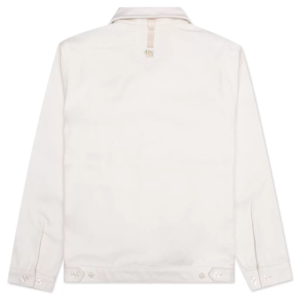 Harrington Jacket - Selenite White