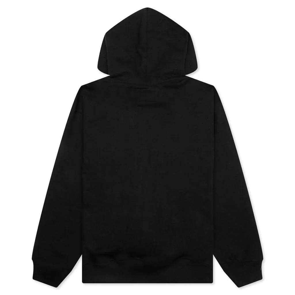 Heavy Weight Pullover Hooded Type-3 Sweatshirt - Black