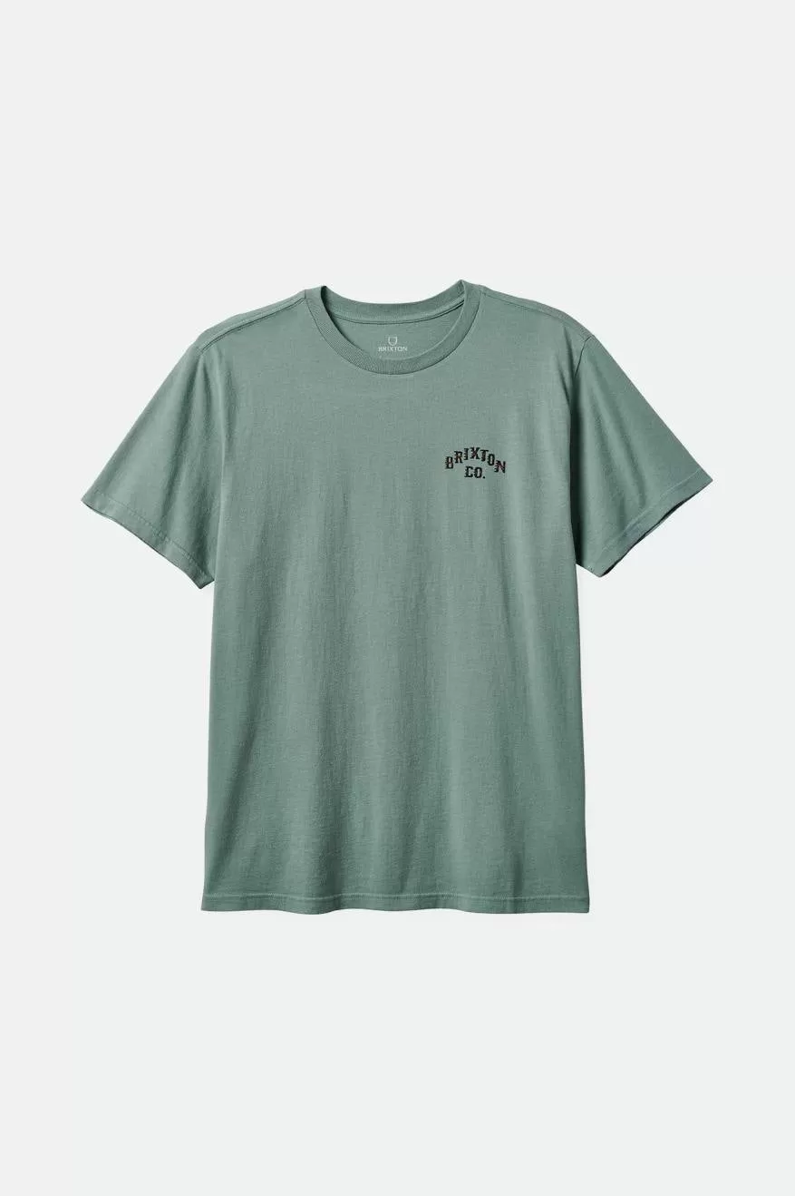 Homer S/S Standard Tee - Chinois Green Classic Wash