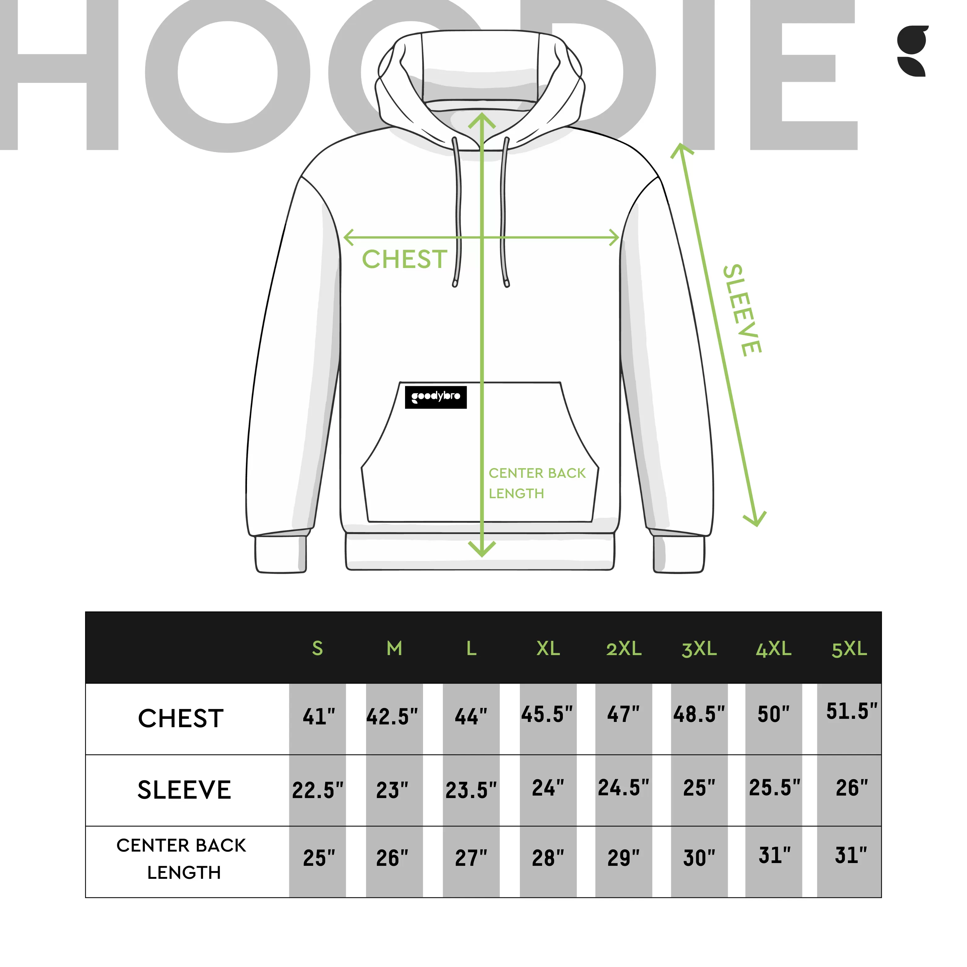 Hoodie Black 2023