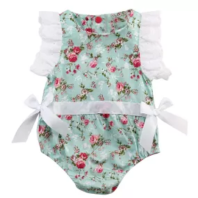 Infant Gir'sl Floral Romper