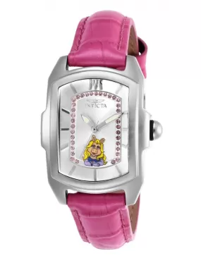 Invicta Disney Limited Edition Womens Watch - Miss Piggy - Stainless - Leather