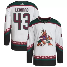 John Leonard Arizona Coyotes adidas Primegreen Authentic Pro Jersey - White