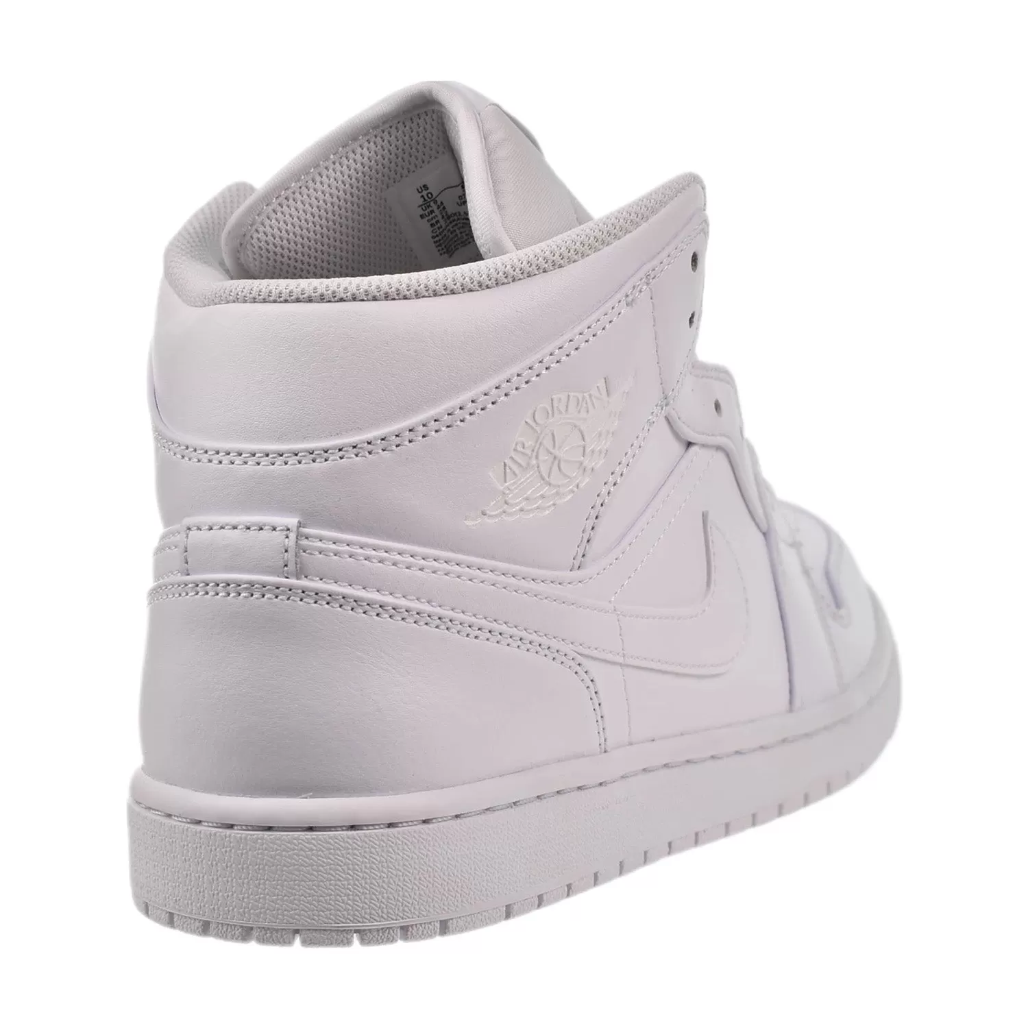 Jordan 1 Mid Men's Shoes Triple White