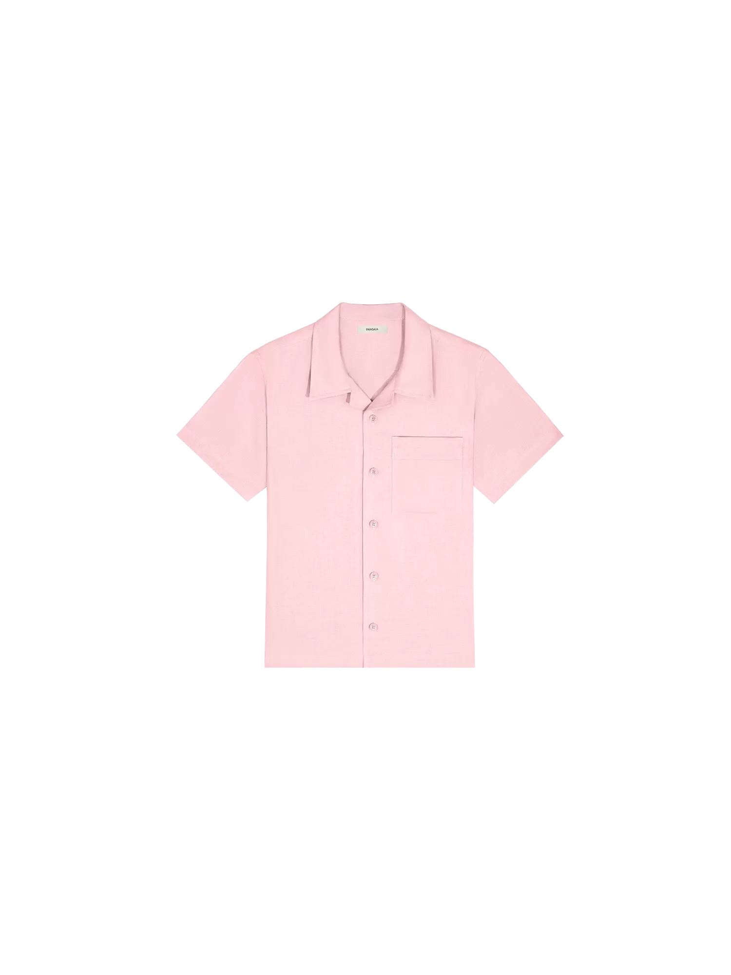 Kids' DNA Aloe Linen Camp Collared Shirt—magnolia pink