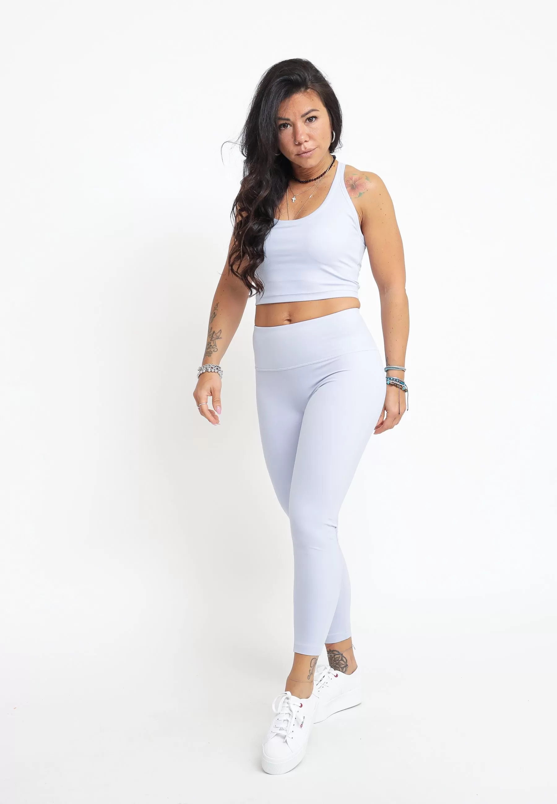 Ladies Leggins - Light Blue