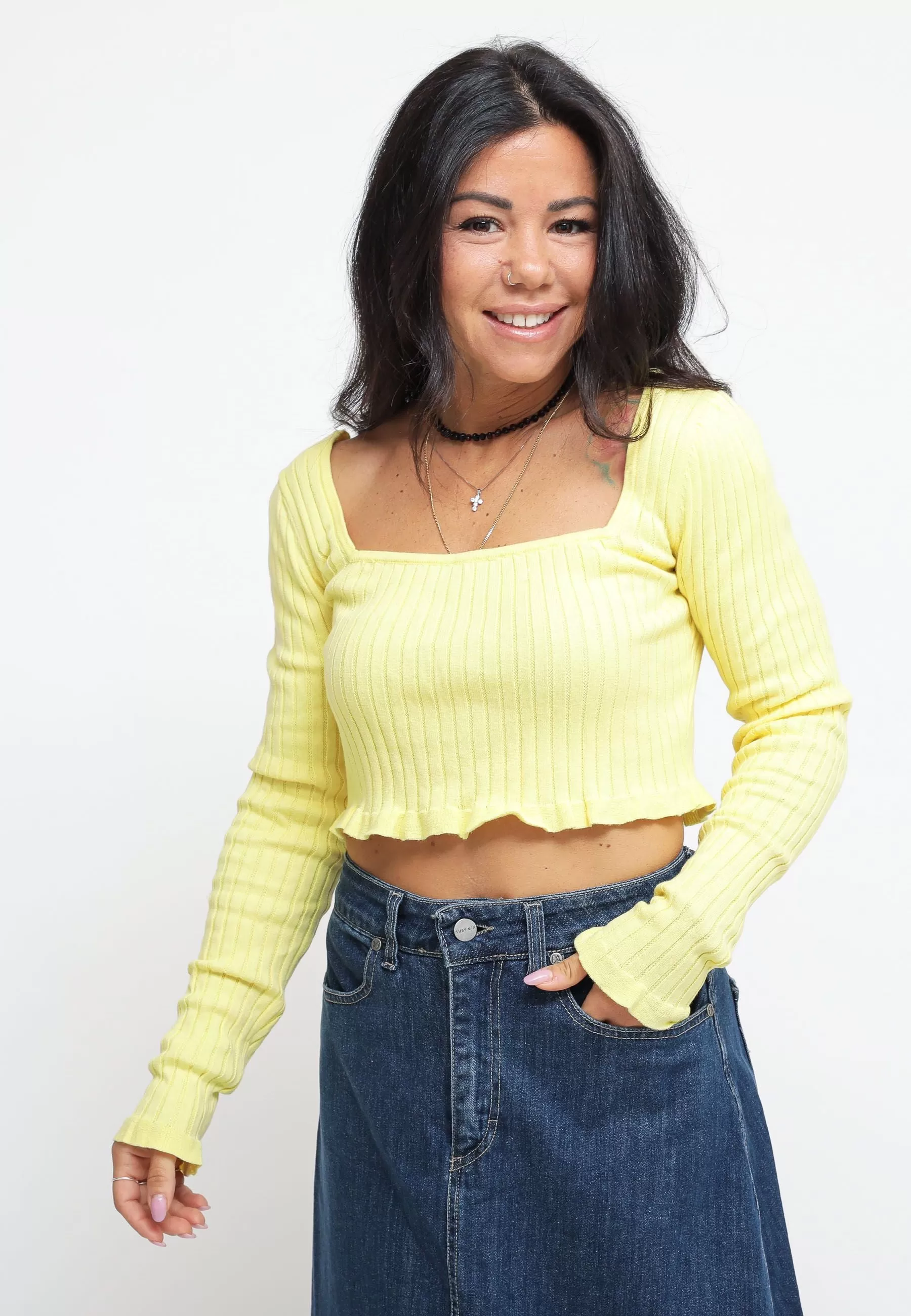 Ladies Top - Banana Yellow