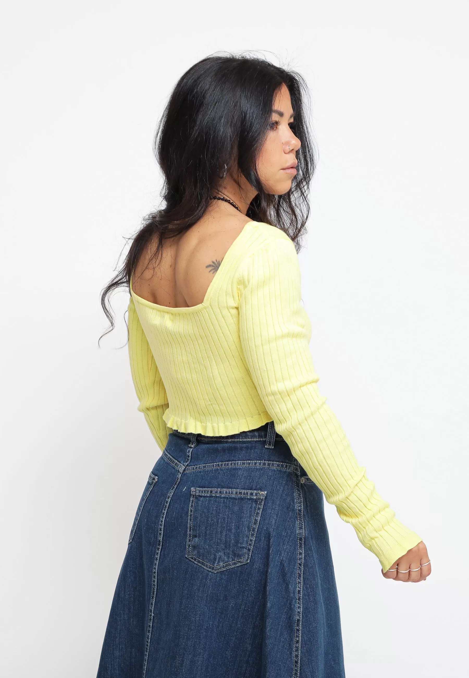 Ladies Top - Banana Yellow