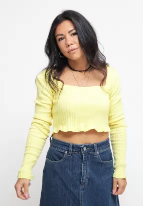 Ladies Top - Banana Yellow