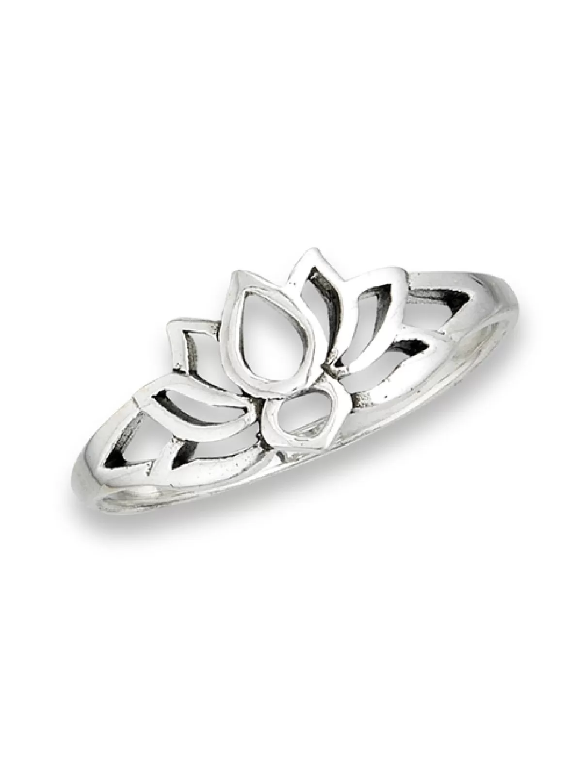 Lotus Silhouette Ring