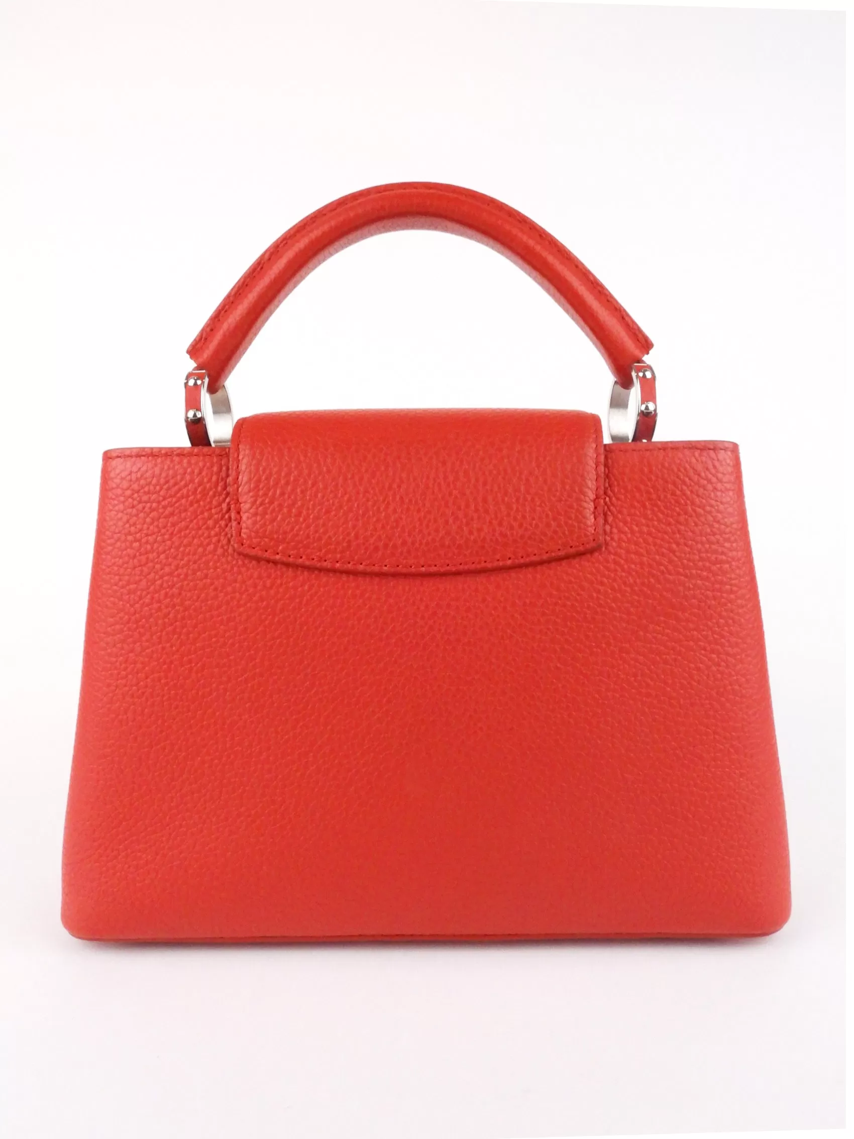 Louis Vuitton Red Taurillon Leather Capucines BB