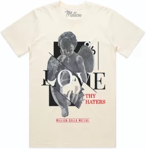 LOVE THY HATERS : Cream Sneaker Tees Shirt