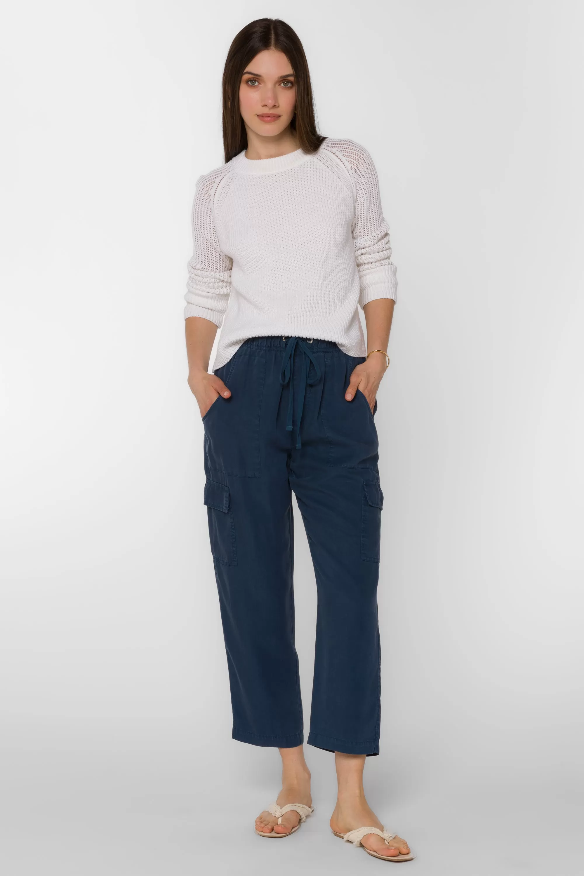 Lunay French Navy Pants