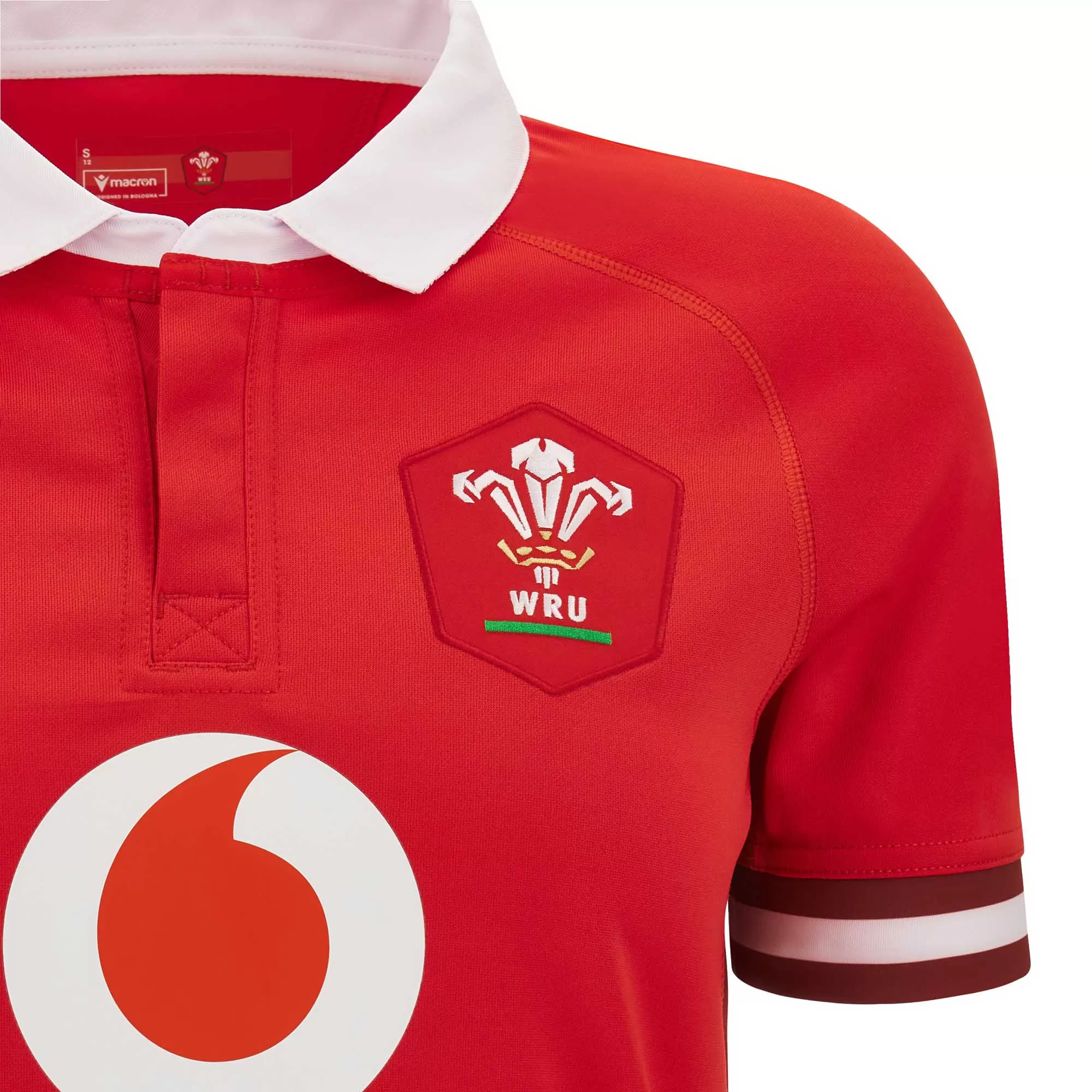 Macron Women's Wales Rugby Home Replica Jersey 23/24 - Red