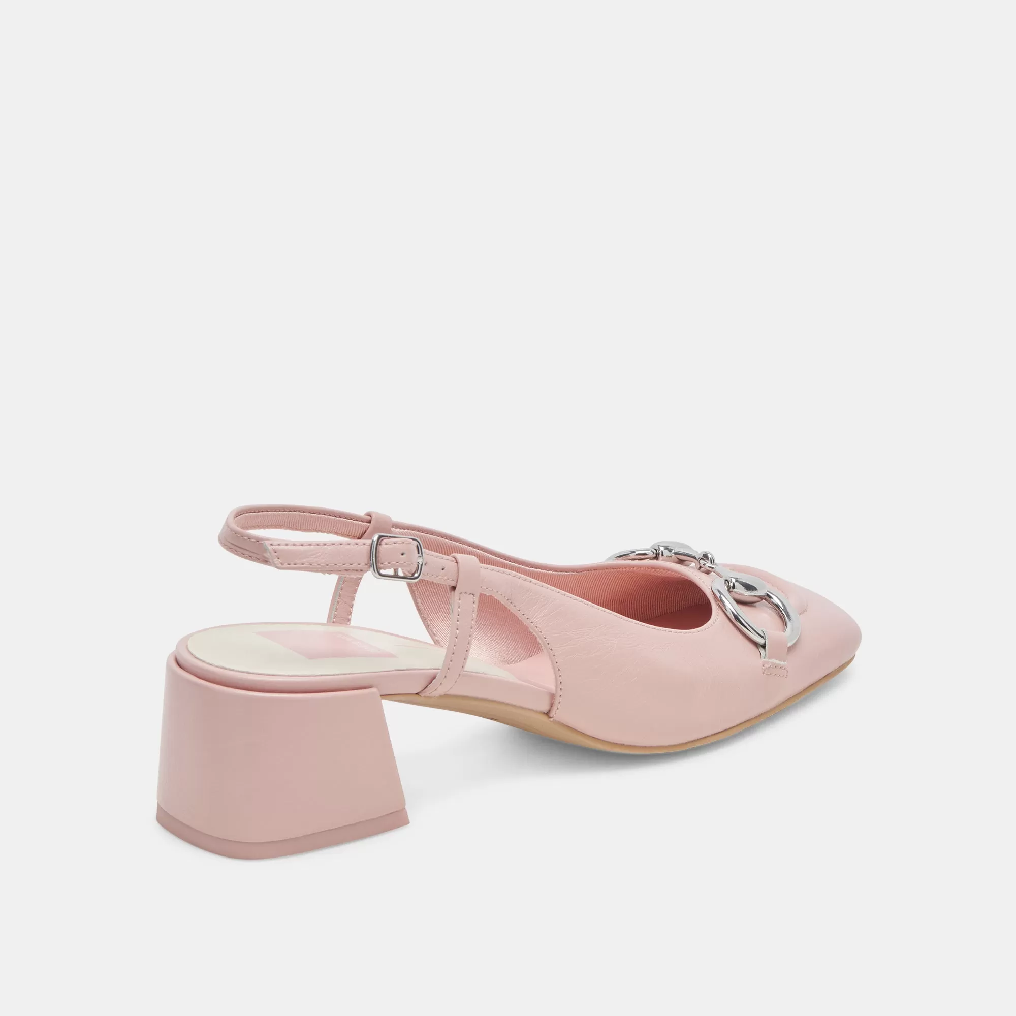 MELLI HEELS PINK CRINKLE PATENT