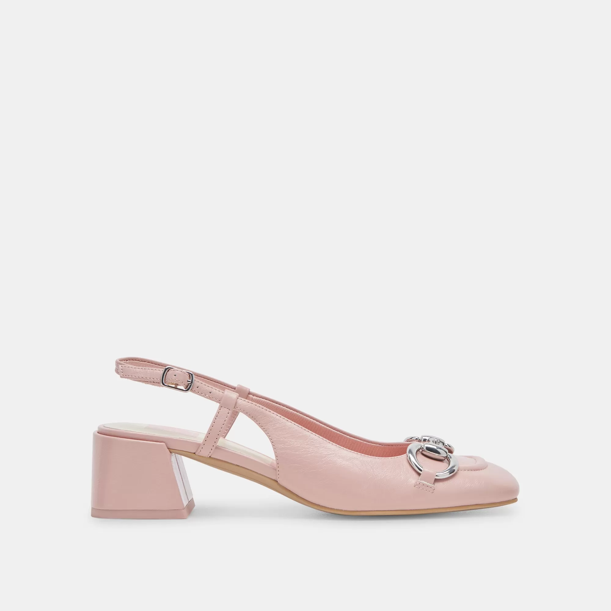 MELLI HEELS PINK CRINKLE PATENT