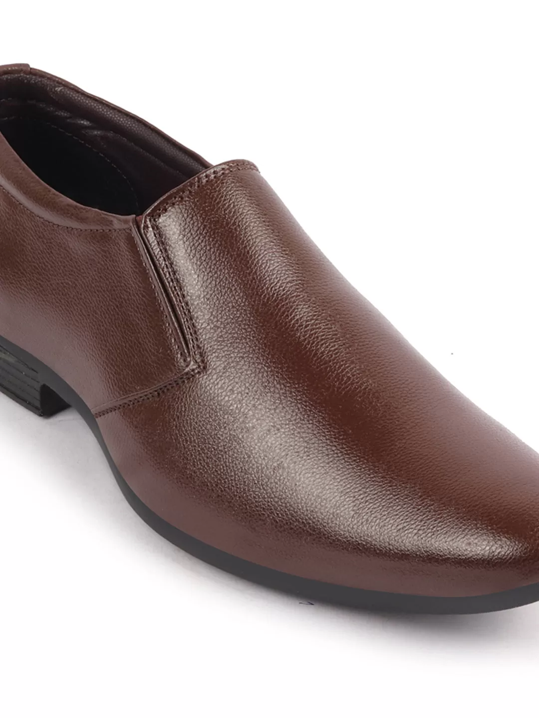 Men Brown Formal Office Slip On Shoes