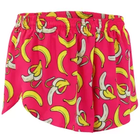 Men's 1" Elite Split Shorts- Gone Bananas