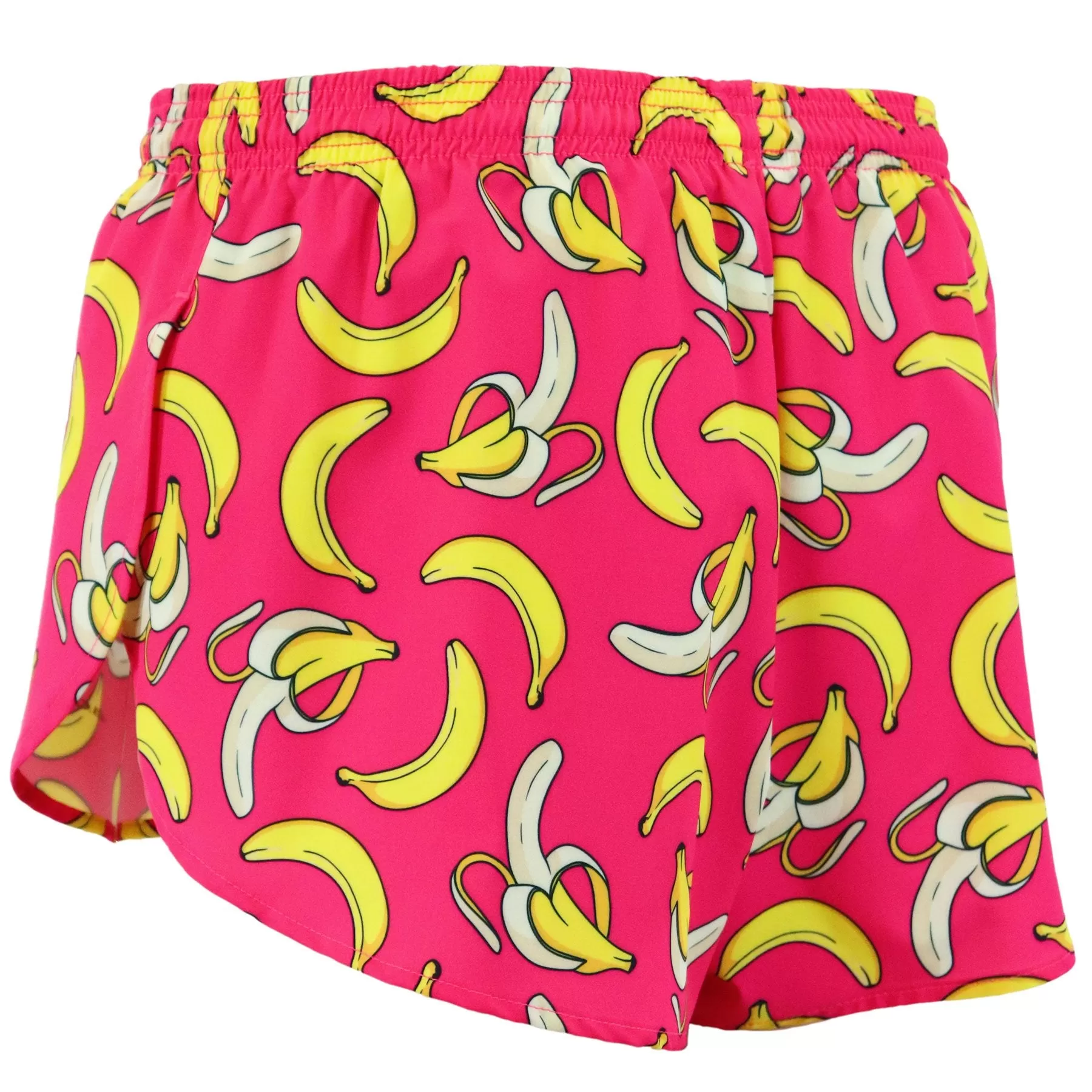 Men's 1" Elite Split Shorts- Gone Bananas