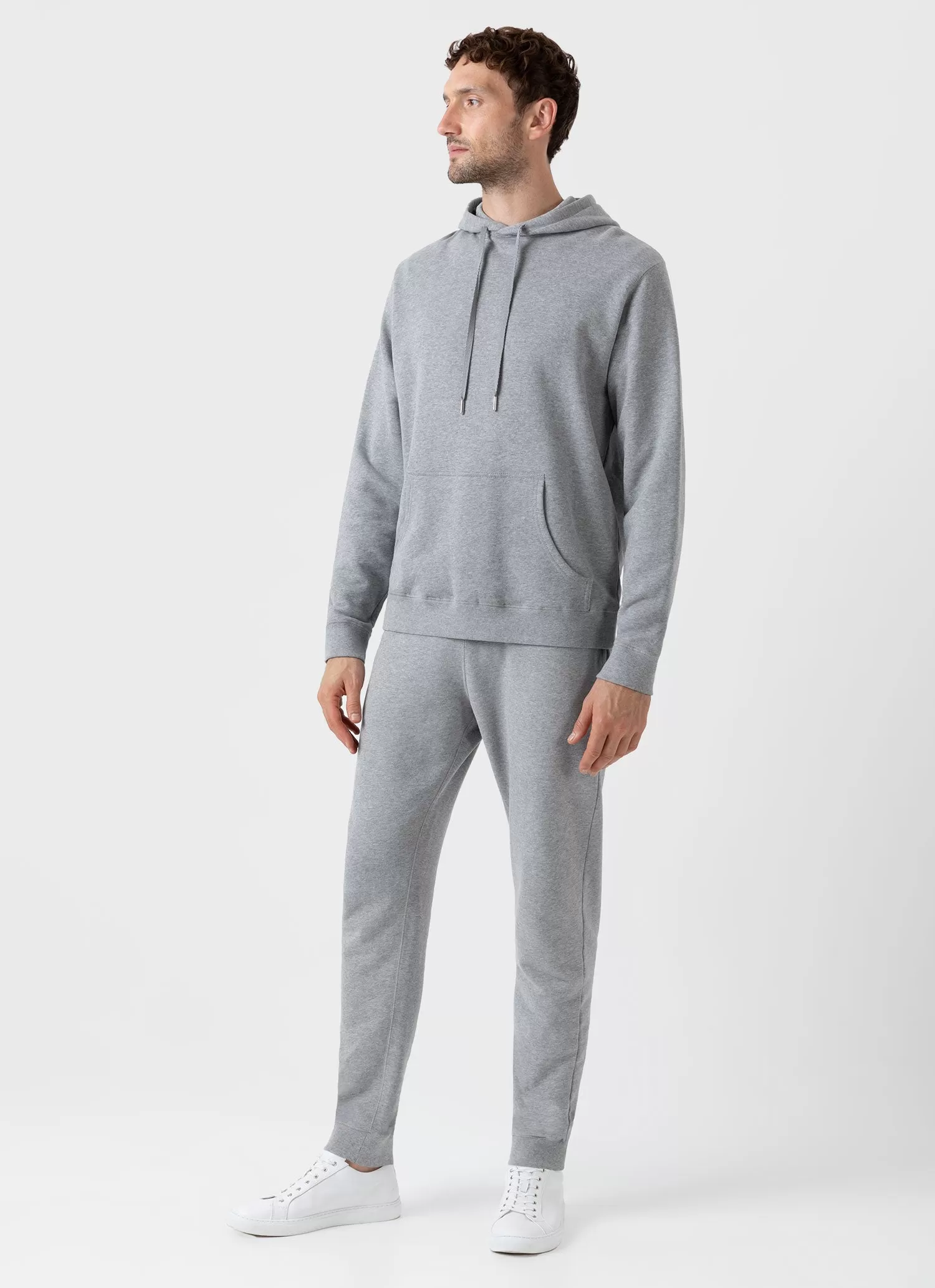 Men's Loopback Sweatpants in Grey Melange