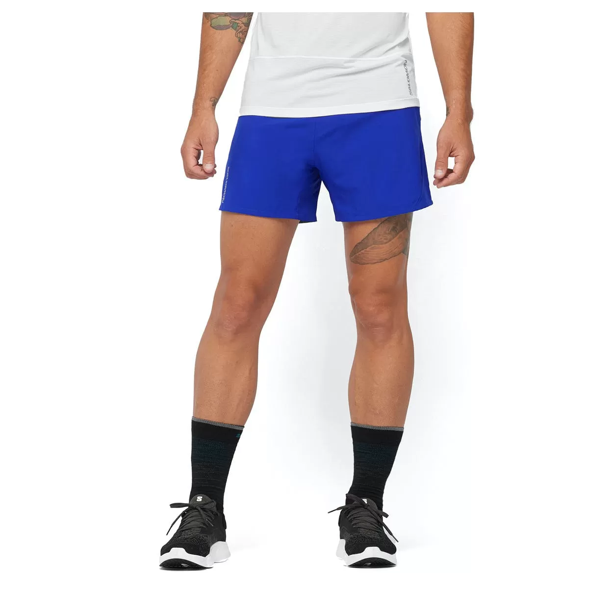 Men's Salomon CROSS 5" Shorts Surf The Web