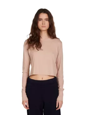 Mert Long Sleeve Crop Tee