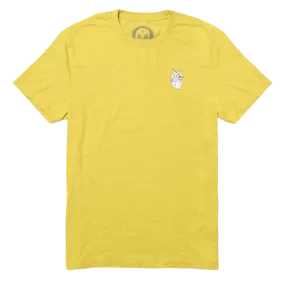 Midnight Skateboarding - Anatomical Heart Forever (Prism) Tee - Yellow