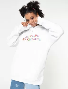 Minga London Deleting My Feelings Slogan Hoodie