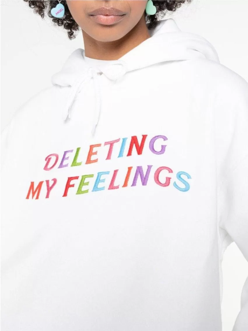 Minga London Deleting My Feelings Slogan Hoodie